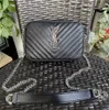 Designers Crossbody Bag YS Mulheres Luxurys Bolsas Bolsa de Alta Qualidade Preto Moda YS Genuíno Couro Embreagem Cadeia Lambskin Ombro Cross Body Bags