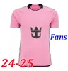 24 25 Suarez Messis FC Inter Miami Football Shirt Soccer Jerseys 2024 2025 Matuidi Higuain Trapp Pellegrini Pizarro fans Player Carranza Pirez Men Kids Kit