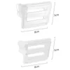 Sacs de rangement 4pcs Réfrigérateur Diviseur Bars Espace Partition pour Cuisine Chambre Salon