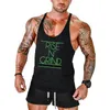 Marque Gym Vêtements Hommes Muscle Stringer Débardeur Canotta Bodybuilding Gilet Cott Y Retour Entraînement Sleevel Maillot 44n2 #