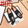 2024 novo 39Model 2024 Top Quality Mens Designer Dress Shoes Mocassins Formais Sapatos de Couro Masculino Camurça Homens Casamento Homem Luxo Trabalho Social Business Mocassins Tamanho 38-46