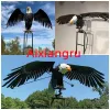 Sculptures Artificial Owl,Fake Old Eagle,Outdoor Bird Garden Decoration Iron Art Counterfeit Bird,Sculptures & Figurines Metal Craft
