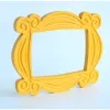 Frame ZK30 TV Series Friends Handgjorda Monica Door Frame Wood Yellow Photo Frames Collectible Home Decor Collection Cosplay Gift