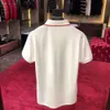 Designer Polos Chemises Hommes Chemise Mode Été Lettre Broderie Graphique Tee Hommes Femmes Polo Col Sweat-shirt à manches courtes