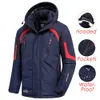 men Winter New Outdoor Jet Ski Premium Snow Warm Parkas Jacket Coat Men Outwear Casual Hooded Waterproof Thick Fleece Parka Men X7h7#