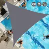 Nets Sun Shade Sail, 3*3*3 Waterproof Outdoor Garden Shelter, 95% UVproof Triangle Courtyard Sunshade Canopy Patio Pool Protection