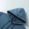 Plus Size 10XL 12XL Hoodie Men Autumn Winter Fleece Hoodies Solid Color Jacket Big Blue Black Red Grey 240315