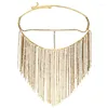 Hair Clips Sparkling Mask Chain Decoration Fashionable Long Tassels Crystal Masquerades Party Decorations