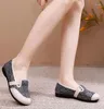 Casual Shoes Spring Summer & Autumn Ladies Ethnic Style Linen Lace Cloth Soft Bottom Breathable Slip-On Female Espadrilles