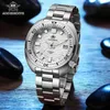 ساعات المعصم AddiesDive Mechanical Manical Man Silver Premium Business عرضية مقاومة للماء NH35A 316L من الفولاذ المقاوم للصدأ Mensc24410