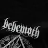 Mannen vrouwen Behemoth Furor Divinus Shirt Accories Black Metal Band Pure Cott Doek Vrije tijd Korte Mouw Crewneck T-shirt m2zL #