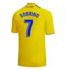 2023 24 CADIZ MENSサッカージャージLozano Lucas Mabil Fali R. Alcaraz Alarcon A. Negredo Blanco Home Away 3rd Football Shirts