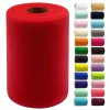 Fabric 15cm x 100yards Red Tulle Fabric Rolls Tulle Ribbon Skirts Sewing Crafting DIY Christmas Birthday Party Wedding Decorations