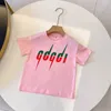 Designer Kinder kurze Ärmeln Tees Tops Baby Boys Shirts Mädchen Mode T-Shirts Chilsrens Freizeitbrief bedruckte Kleidung T-Shirts