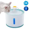 Supplies 2.4L Pet Cat Dog Water Fountain Automatic Cat Drinking Bowl With LED Electric USB Super Quiet Pet Water Dispenser Drinker