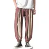 men Loose Jogging Pants 2022 New Fi Patchwork Harem Pants Male Vintage Sweatpants Men Cott Trousers Streetwear 5Xl O7Rt#