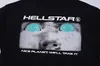 рубашка hellstar дизайнерская мужская футболка американского модного бренда высшего качества с принтом Alien письмо hellstar мужская с коротким рукавом уличная молодежь хип-хоп топ hellstar с коротким рукавом