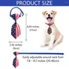 Abbigliamento per cani 30/50 pz 4 luglio Papillon Blu Rosso Collari per cuccioli Cravatta Americana Giorno dell'Indipendenza Forniture per le vacanze