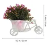 Fleurs décoratives bononsaï fausses enfants à vélo de vélo de bureau