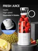 Meyvacılar kablosuz şarj 4 parçalı elektrik suyu üreticisi Mini Taşınabilir Mikser Meyve Mikser Extractor Çok Fonksiyonel Meyve Makerl2403