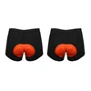 Motorcycle Apparel 2X Bicycle Cycling Shorts Underwear Sponge Gel Pants 3D Padded Bike Mens Sportswear Accessories Size L Drop Deliver Ote2T