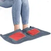 Tapis chauffant pour les pieds, chauffage électrique Portable, 11.81X19.69 pouces, pour femmes et hommes, lit sous le bureau