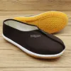 Buty Chińskie wiatrowe buty z tkaniną Mnich Monk Lay People Taiji Buty Proste retro okrągłe okładki Non Slip dla mężczyzn i kobiet