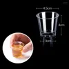 Vinglas 50st. Mini Clear Plastic Disponible Party S Jelly Cups Tumblers Födelsedag Kök Tillbehör 4.5 4 3cm