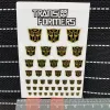 Decepticons Autobots G1 Autocollants 45+ Symbole Decal pour les accessoires de scène de bricolage personnalisé