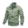 Frühling Bomberjacke Herren Tide Bump Farbmantel Lässige Gruppe Wasserdichte Sonnencreme Lässige Sportjacke M-4XL B4NB #