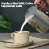 Strumenti Antiaderente Brocca per schiumare il latte in acciaio inossidabile Caffè espresso Barista Artigianale Latte Cappuccino Crema Brocca per schiumare