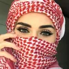 Hommes arabes chapeaux Hijab écharpe islamique foulard imprimé Turban arabe couvre-chef pour hommes vêtements musulmans prière turbante 240322