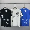 Mode hommes T-shirts hommes POLO à manches courtes dessus respirants T-shirts lettre motif imprimé hommes femmes été T chemises de grande taille polo pour hommes M-3X A17