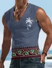 Novo Fitn Undershirt Masculino Fitn Roupas Musculação Undershirt Masculino Verão Praia Casual Wear Sleevel Undershirt Camisa V7qX #