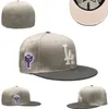 Unisexe en gros Dodgers Snapbacks Sox Baseball Designer Luxury Caps ajustés de la lettre de taille