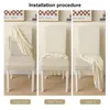 Stol täcker elastiskt sittplats för täckt stretch bröllopsskydd mjukt slitstjärna bankett slipcover icke-blekande fast för bröllop