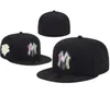 Unisex groothandel Yankees snapbacks Sox Baseball Designer Luxe gemonteerde petten Lettergrootte hoeden nieuwe tijdperk caps emmer hoed mlbs caps flat peak mannen vrouwen vol gesloten 7-8 a5