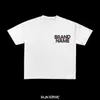 Gatebrevtryck överdimensionerad t -shirt harajuku män kläder grafisk bomull amerikansk gotisk högkvalitativ goth y2k toppar 240315