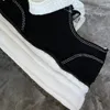 Street Walking 747 High Shoes Brand Mmy Spesso Snesso Sneaker Casual Board da uomo Sneaker Solido Black Originale Black Running 5 5