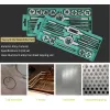 Draadtap Tap and Die Set 8/20pcs Tap Wrenching Trådsverktyg Metriska/kejserliga handtoppningsverktyg för metallbearbetning Skruvtråd kran kran