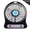 Mini USB -tabell Multifunktionell grossistuppladdningsbar batteri 3SPEED FAN LED 18650 Kylning Justerbar barn Protoble Light Hleiv