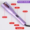 Irons Lofamy RD605D Automatic Rotary Styling Hair Curler Portable Purple Curling Iron LCD Display Ceramic Rotating Hair Magic Curling