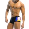 Maillots de bain pour hommes Pantalons de natation pour hommes Short de taille moyenne Short à séchage rapide avec ceinture élastique pour sports nautiques Surf