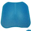 Housses de siège de voiture Ers Sile Pad Chaleur Insation Respirant Tous Temps 3D Soins de Santé Mas Accessoires Livraison Directe Mobiles Motos Aut Otnyo