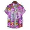Camisas casuais masculinas 2024 camisa verão havaiano manga curta roupas confortáveis 3d impresso padrão roupas homens usam