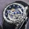 INVICTO montre de sport à Quartz pour hommes Zeus bande métallique squelette cadran clair montre heure du monde pleine fonction fermoir pliant 51mm