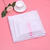 Waszakken 3SIZES WAS Vouwbare ritssluiting Mesh Delicates Lingerie Bra Sock Underwear Kleding Bescherming Net voor wasmachine