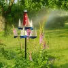 Dekorationen Kinetische Kunst Windskulptur Sommer Leuchtturm Segelboot Windmühlen Nautische Kunst Windskulptur Dekor für Hof Garten Windspiel