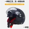 Motosiklet Kaskları Nane Yeşil Nefes Alabilir Kafa Koruma Giyim Dayanıklı Açık Yüz Retro Yarış Kask Anti-Fall Motokros Ekipmanı Dr Otaiy