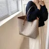 Evening Bags Luxury High Capacity Handbag Tote Female 2024 Pu Leather Shoulder Bag For Women Brand Designer Striped Shopper 2 Pcs Set